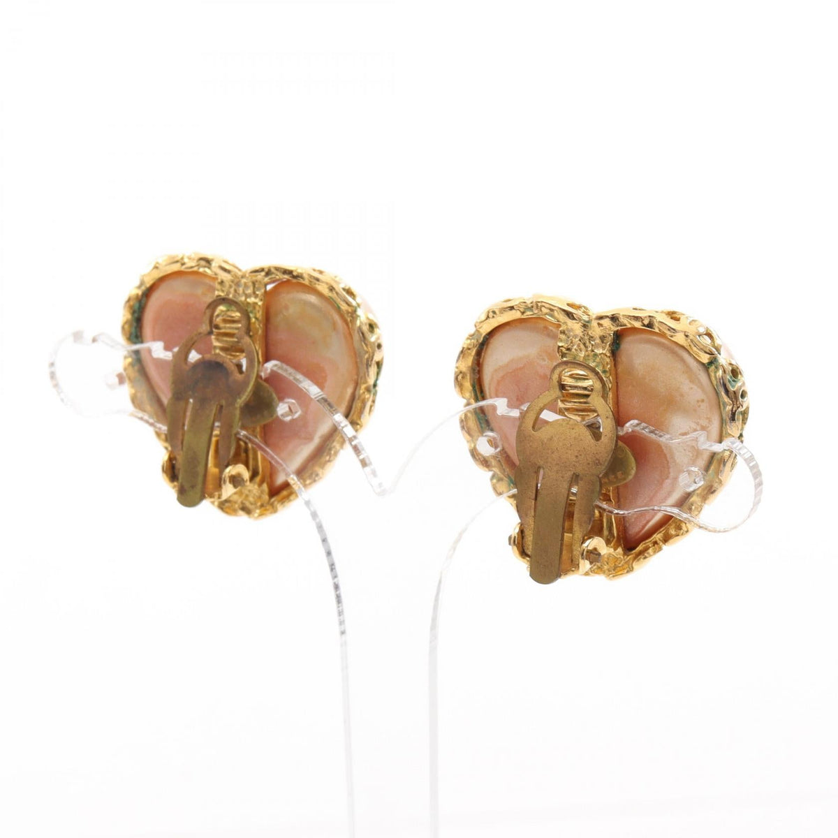 Chanel Heart Coco Mark Earrings