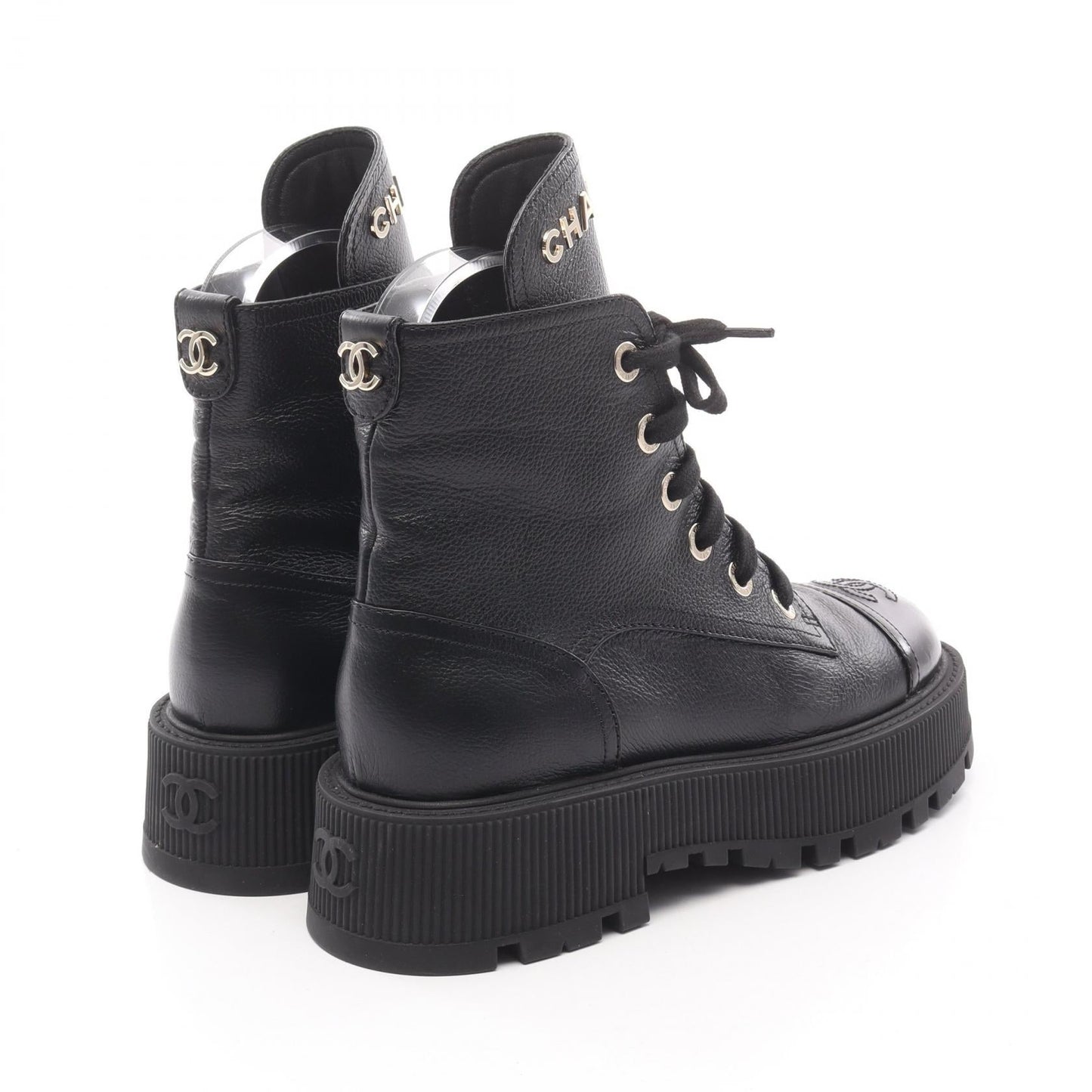 Chanel Coco Mark Leather Boots