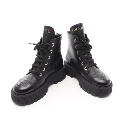 Chanel Coco Mark Leather Boots