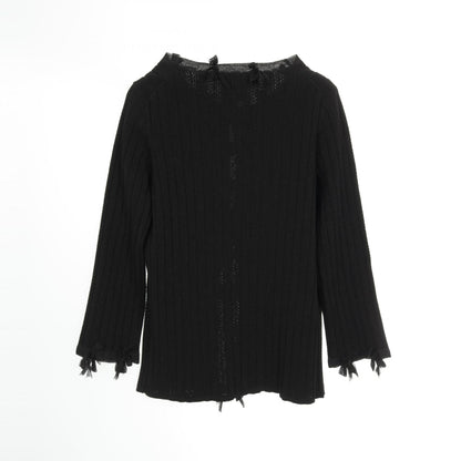 Chanel Ribbon Cardigan Rayon Cardigan