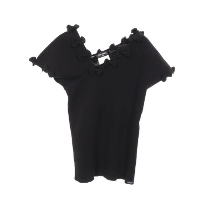 Chanel Ribbon Motif Cotton Rayon Top