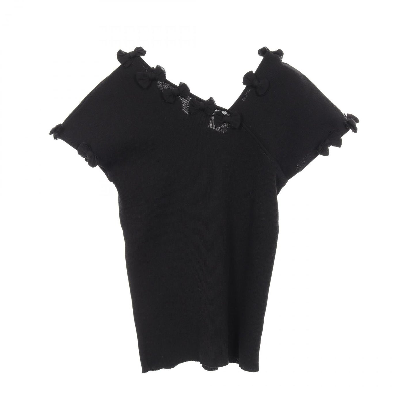 Chanel Ribbon Motif Cotton Rayon Top