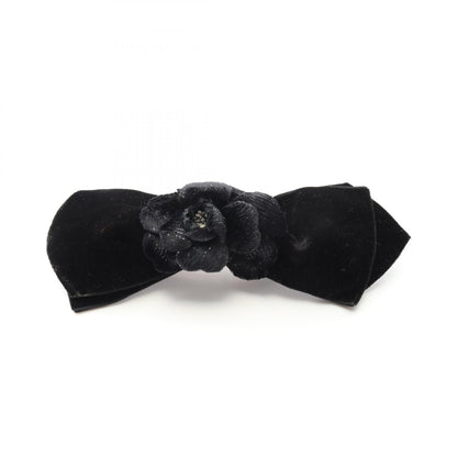 Chanel Camelia Velour Barrette