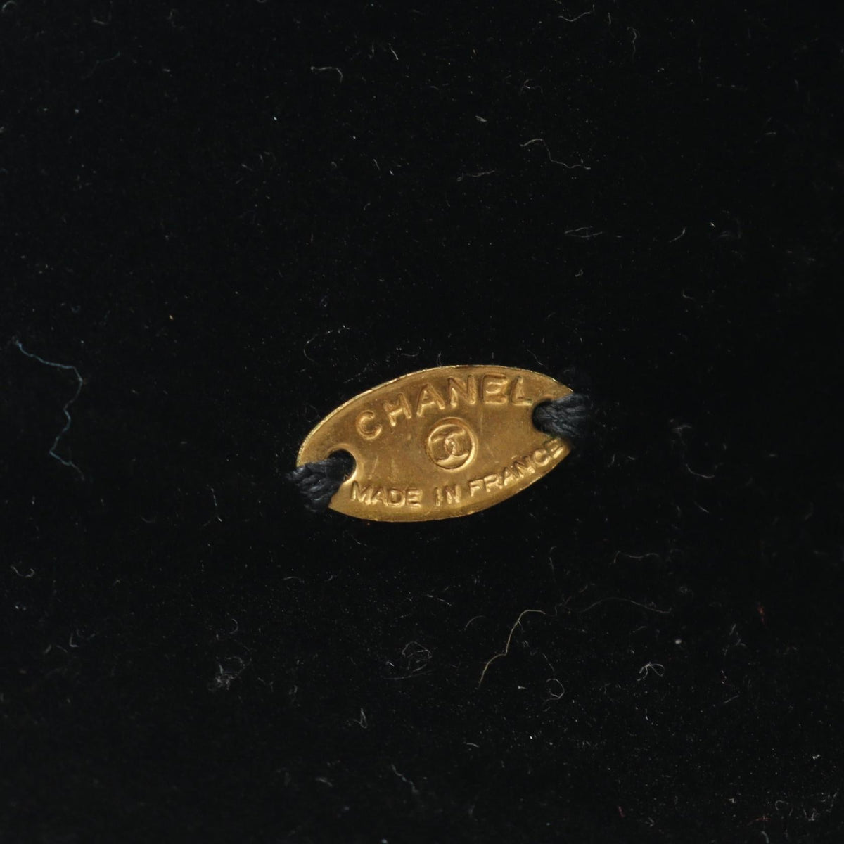 Chanel Camelia Velour Barrette