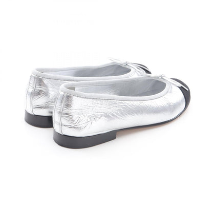 Chanel BALLERINA Leather Fabric Pumps