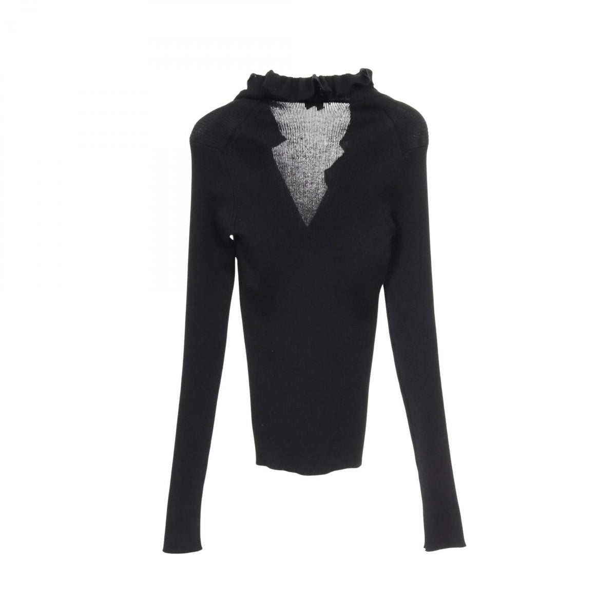 Chanel Frill Cashmere Polyester Knitwear