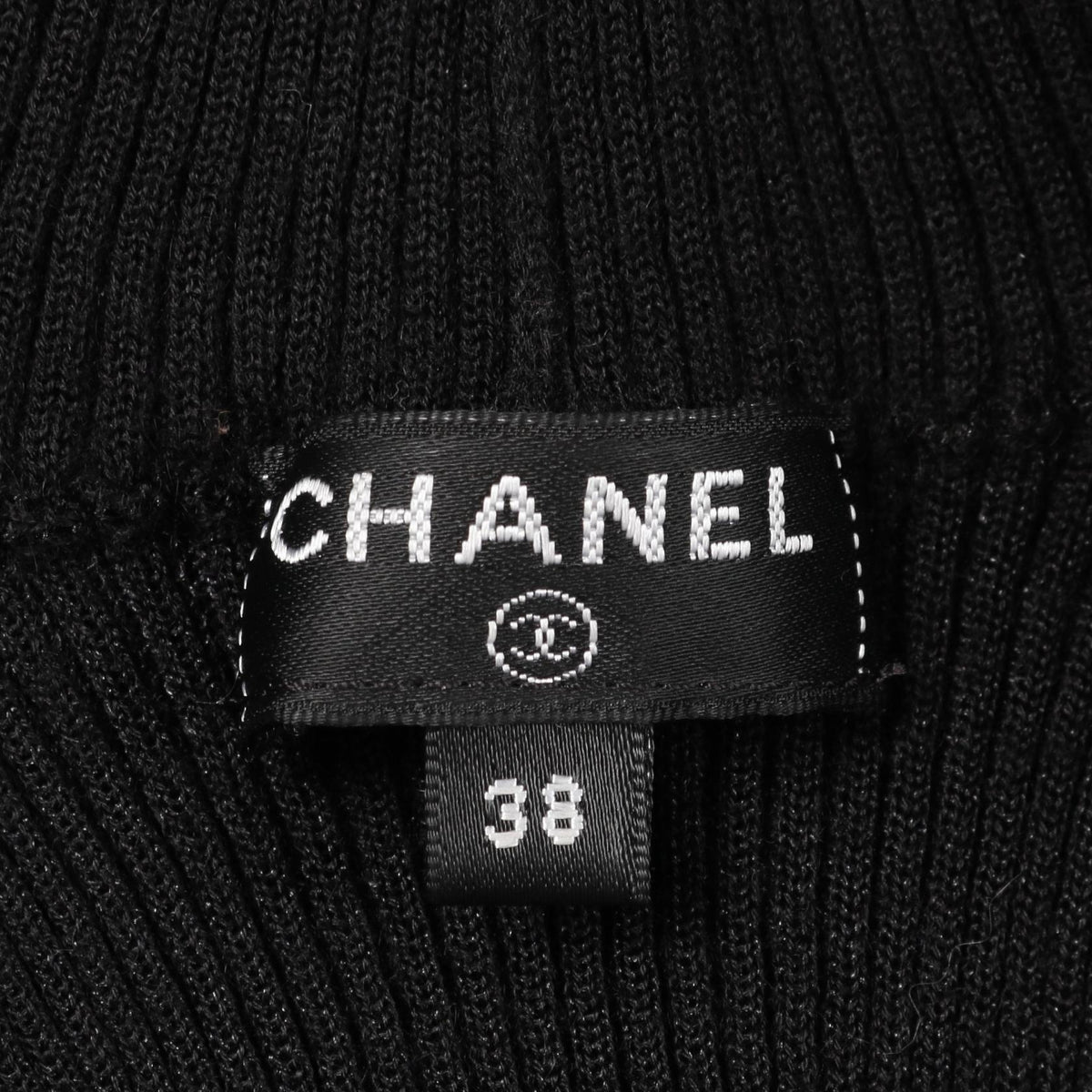 Chanel Frill Cashmere Polyester Knitwear