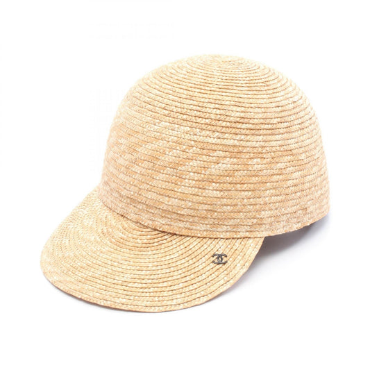 Chanel Coco Mark Straw Cap
