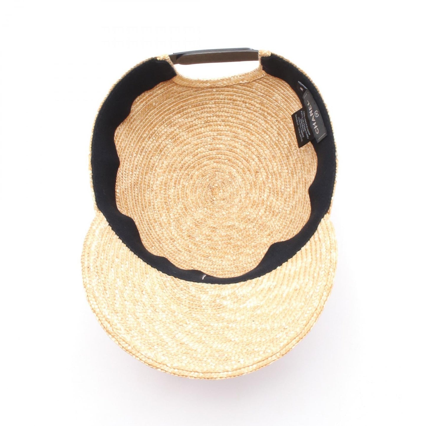 Chanel Coco Mark Straw Cap