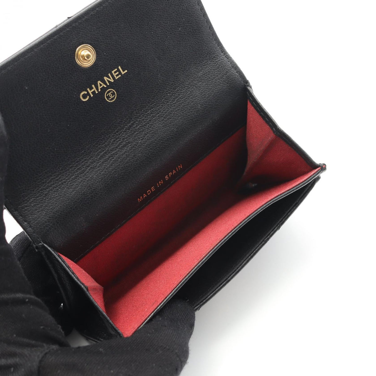 Chanel CHANEL 19 Lambskin Card Case