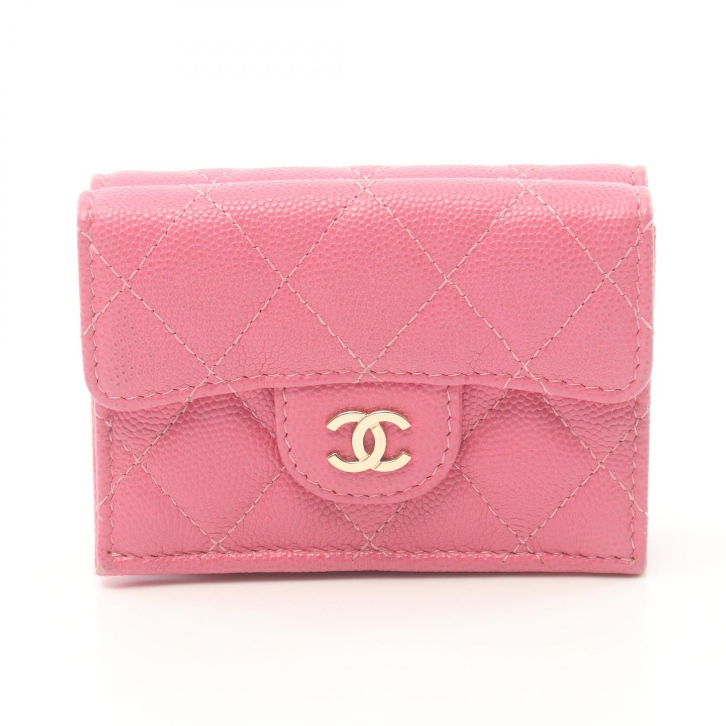 Chanel Classic Small Flap Wallet Leather Short Wallet AP0230 in Good condition