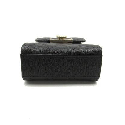 Chanel Matelasse Phone Holder Leather Shoulder Bag in Good condition