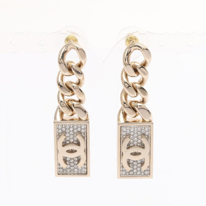 Chanel Coco Mark Square Earrings