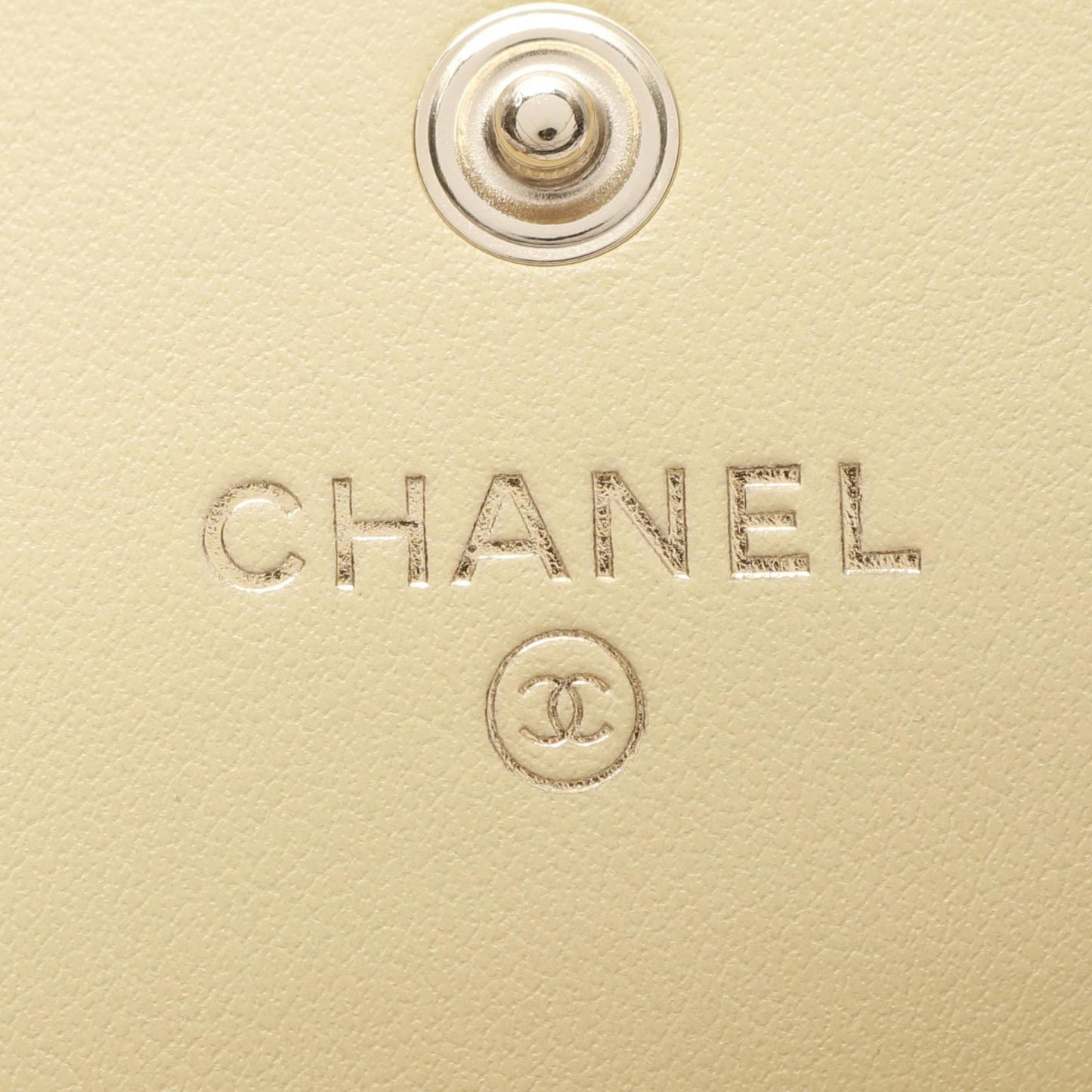 Chanel Camellia Grained Calfskin Long Wallet