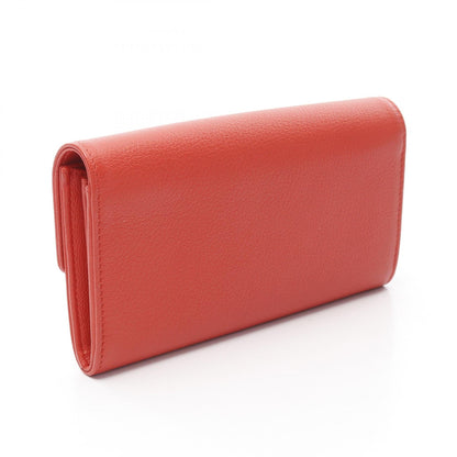 Chanel Coco Mark Ski Motif Grained Calfskin Long Wallet