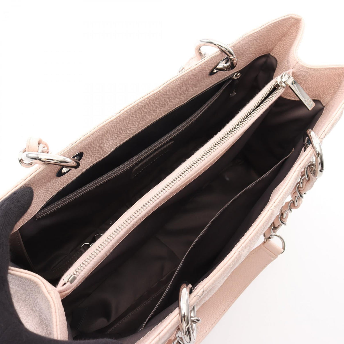 Chanel Matelasse Grained Calfskin Tote Bag