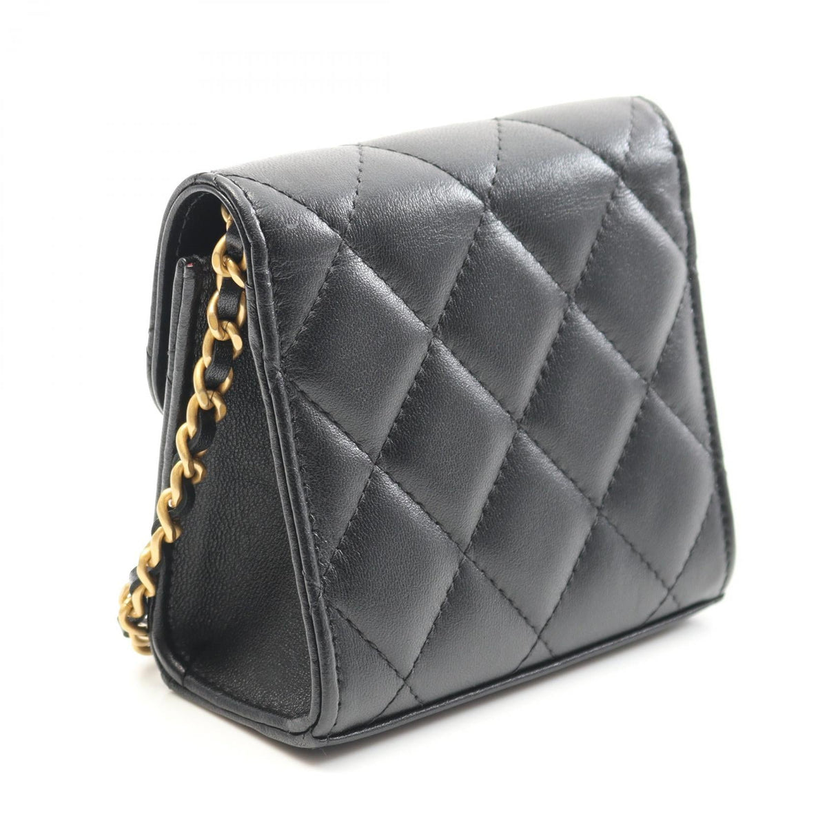 Chanel Mini Mini Matelasse Lambskin Shoulder Bag