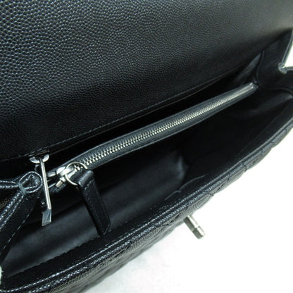 Chanel CC Caviar Top Handle Handbag Leather Crossbody Bag A92991 in Excellent condition
