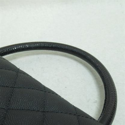 Chanel CC Caviar Top Handle Handbag Leather Crossbody Bag A92991 in Excellent condition