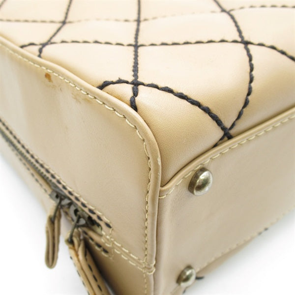 Chanel CC Wild Stitch Handbag  Leather Handbag in Excellent condition