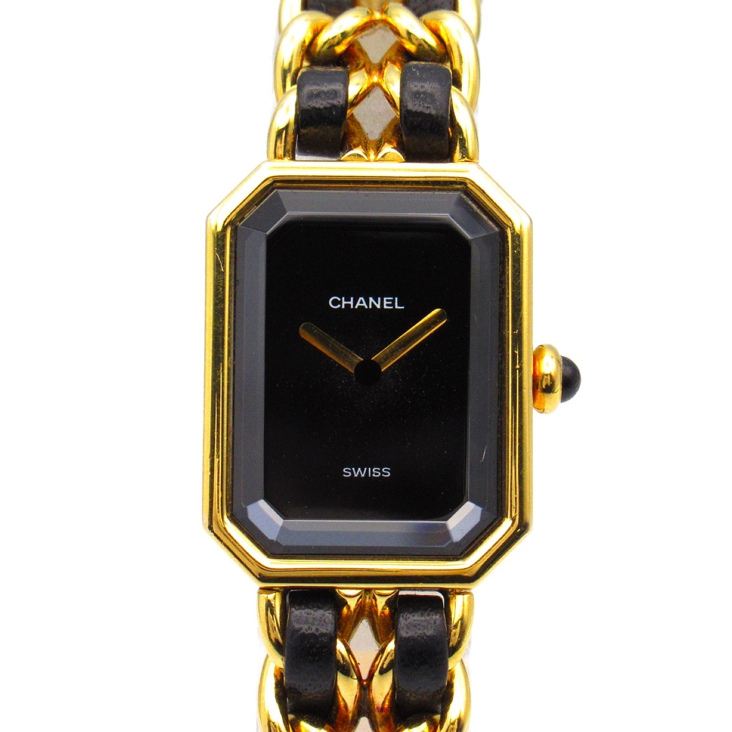 Chanel Premiere LÈççÈáë/ÁöÆÈù©ÊâãÈå∂Áü≥Ëã±Ê©üËäØÈªëËâ≤
