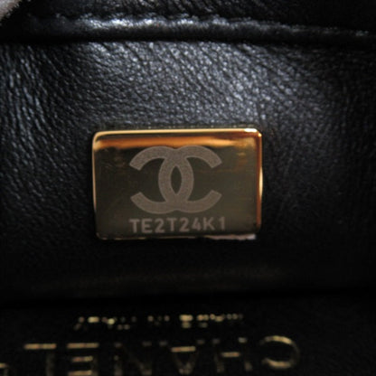 Chanel Quilted Leather 22B Heart Charms Mini Flap Bag Leather Crossbody Bag AS3456 in Good condition