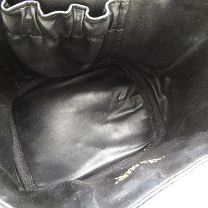 Chanel CC Caviar Vertical Vanity Case Leather Handbag in Good condition