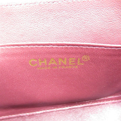 Chanel Mademoiselle Accordion Flap Bag Leather Shoulder Bag in Excellent condition