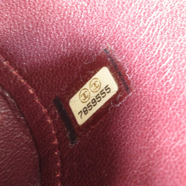 Chanel Mademoiselle Accordion Flap Bag Leather Shoulder Bag in Excellent condition