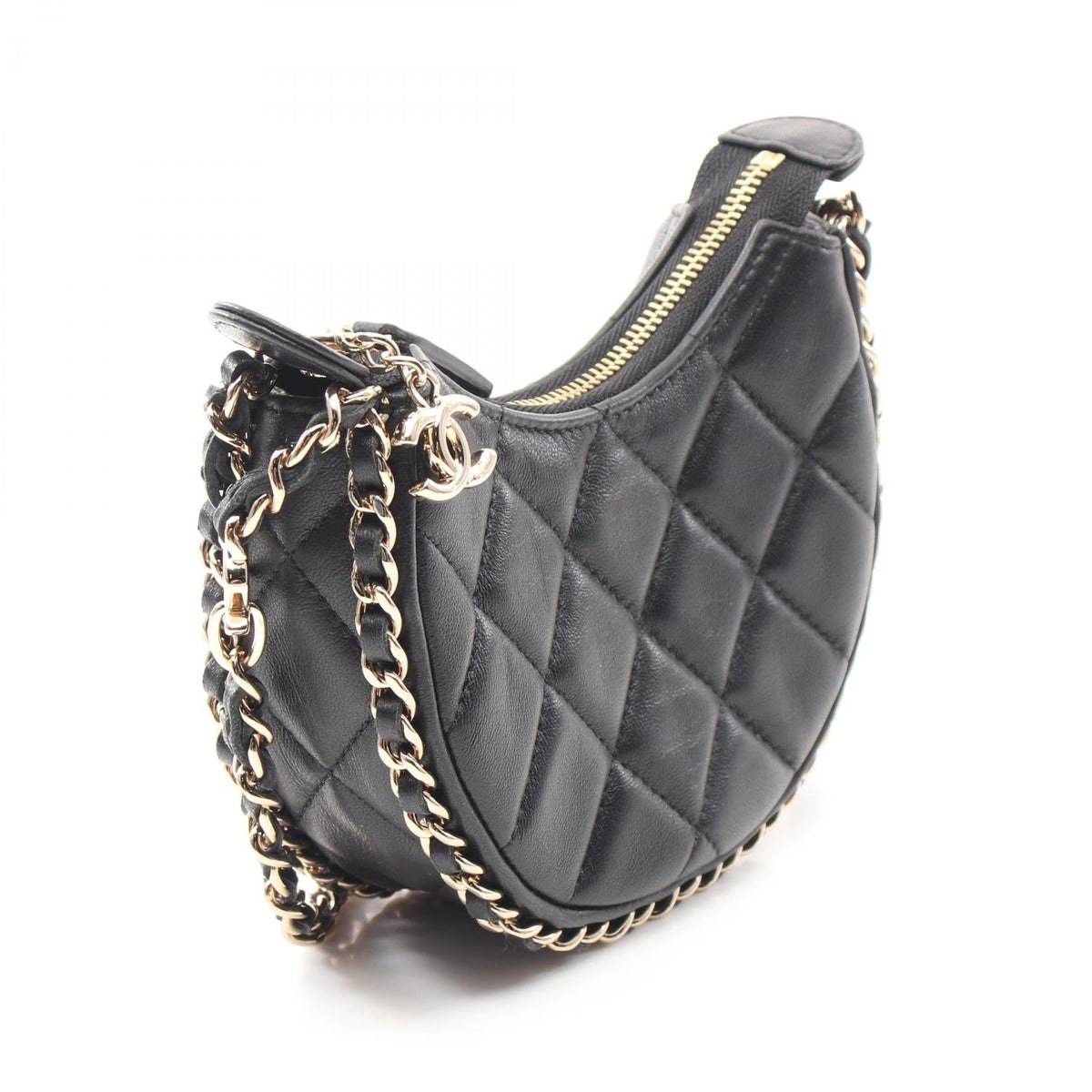 Chanel Matelasse Chain Around Lambskin Shoulder Bag