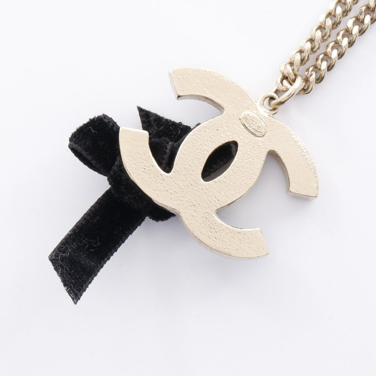 Chanel Coco Mark Ribbon Necklace