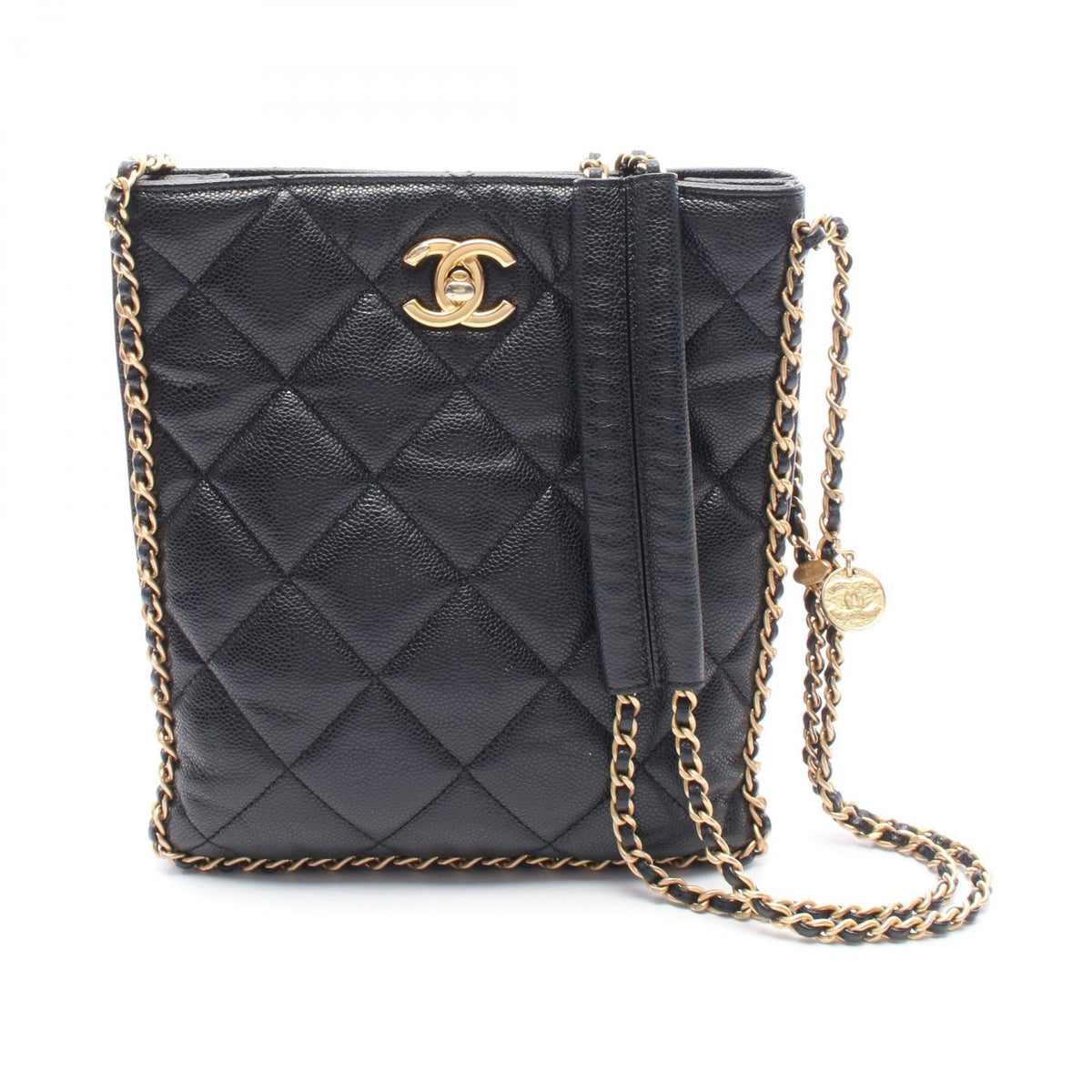 Chanel Small Shopping Calf Shoulder Bag