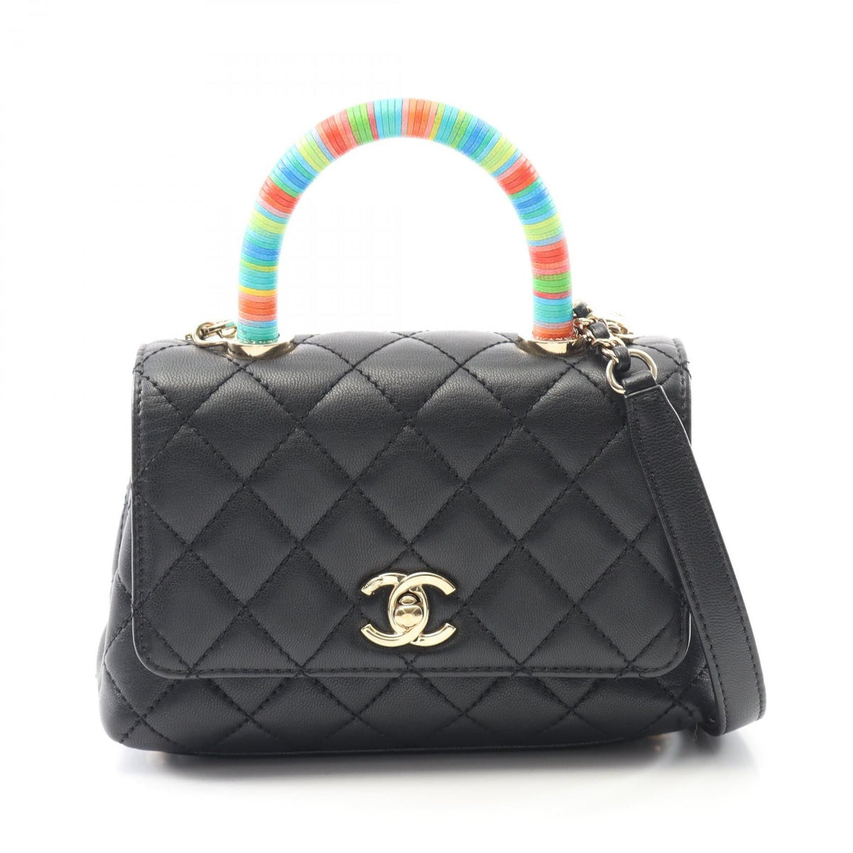 Chanel Coco Handle Lambskin Handbag