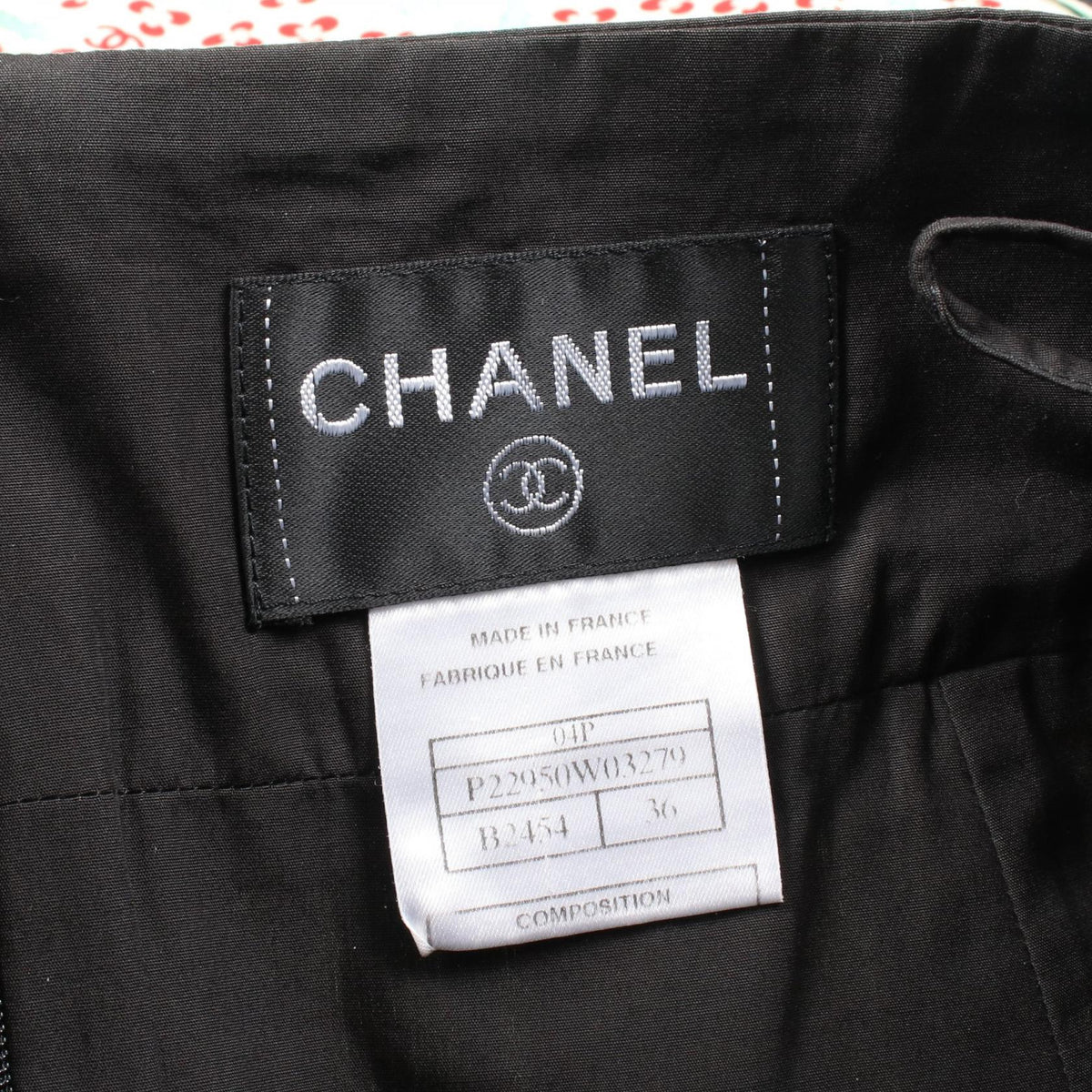 Chanel Coco Mark Cotton Skirt