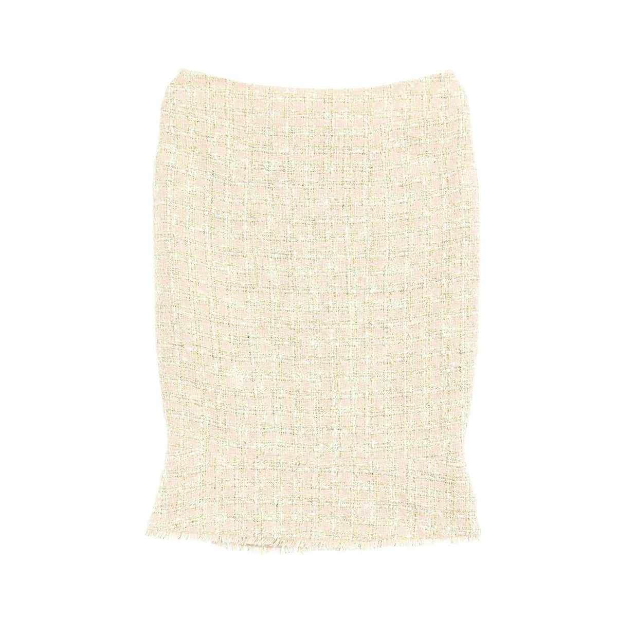 Chanel Coco Mark Cotton Silk Skirt