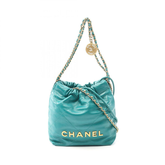 Chanel CHANEL 22 Mini Leather Shoulder Bag