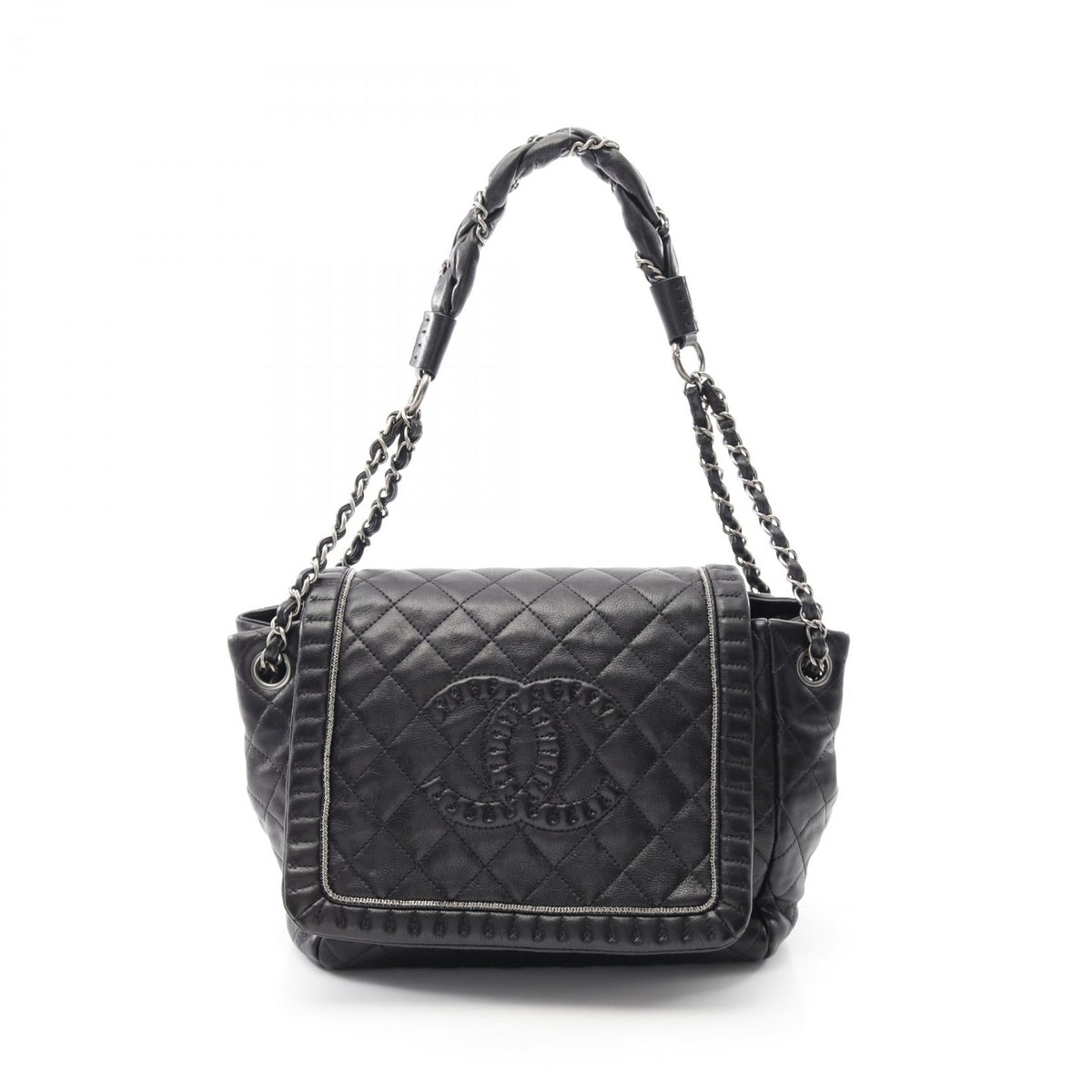 Chanel Coco Mark Lambskin Shoulder Bag