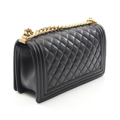 Chanel Boy Chanel Lambskin Shoulder Bag