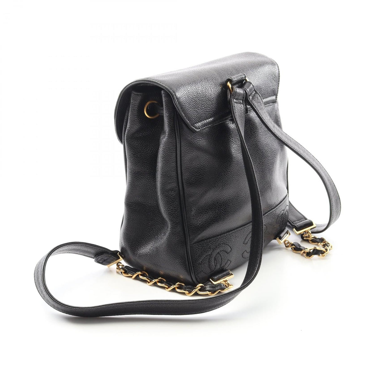 Chanel Triple Coco Caviar Skin Backpack