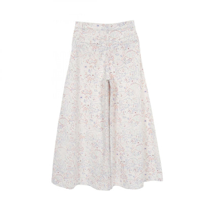 Chanel Marine Print Cotton Denim Pants