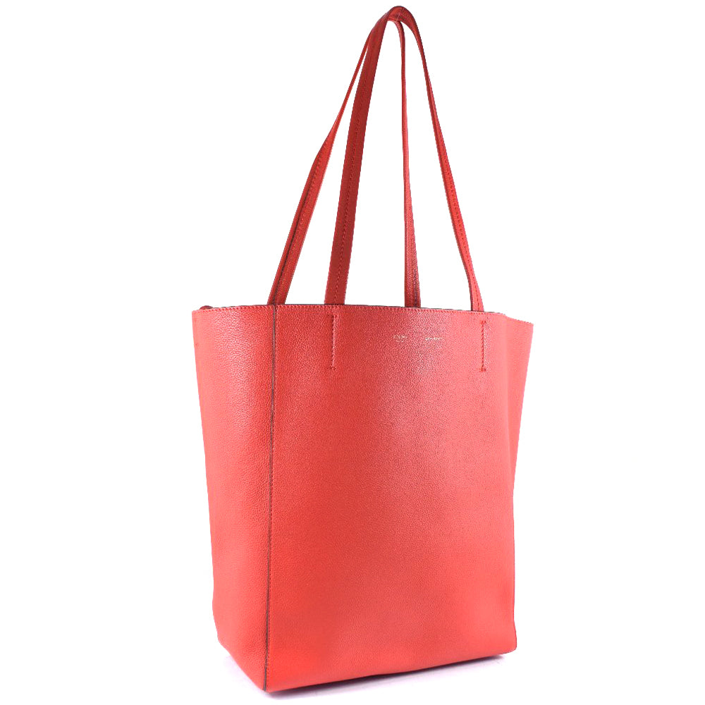 CELINE Tote Bag 175543 YNF 27SX Calfskin Red With porch Hippo phantom Women Used