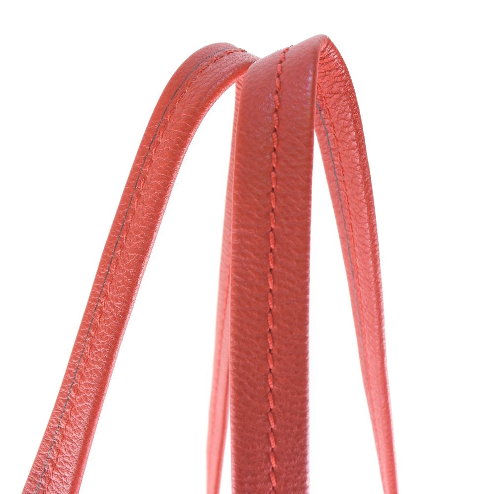 CELINE Tote Bag 175543 YNF 27SX Calfskin Red With porch Hippo phantom Women Used