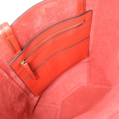 CELINE Tote Bag 175543 YNF 27SX Calfskin Red With porch Hippo phantom Women Used