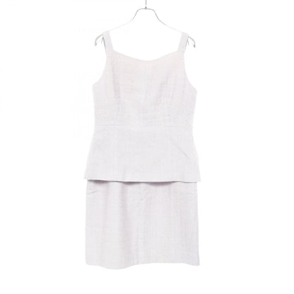 Chanel Coco Mark Button Cotton Wool Nylon Setup