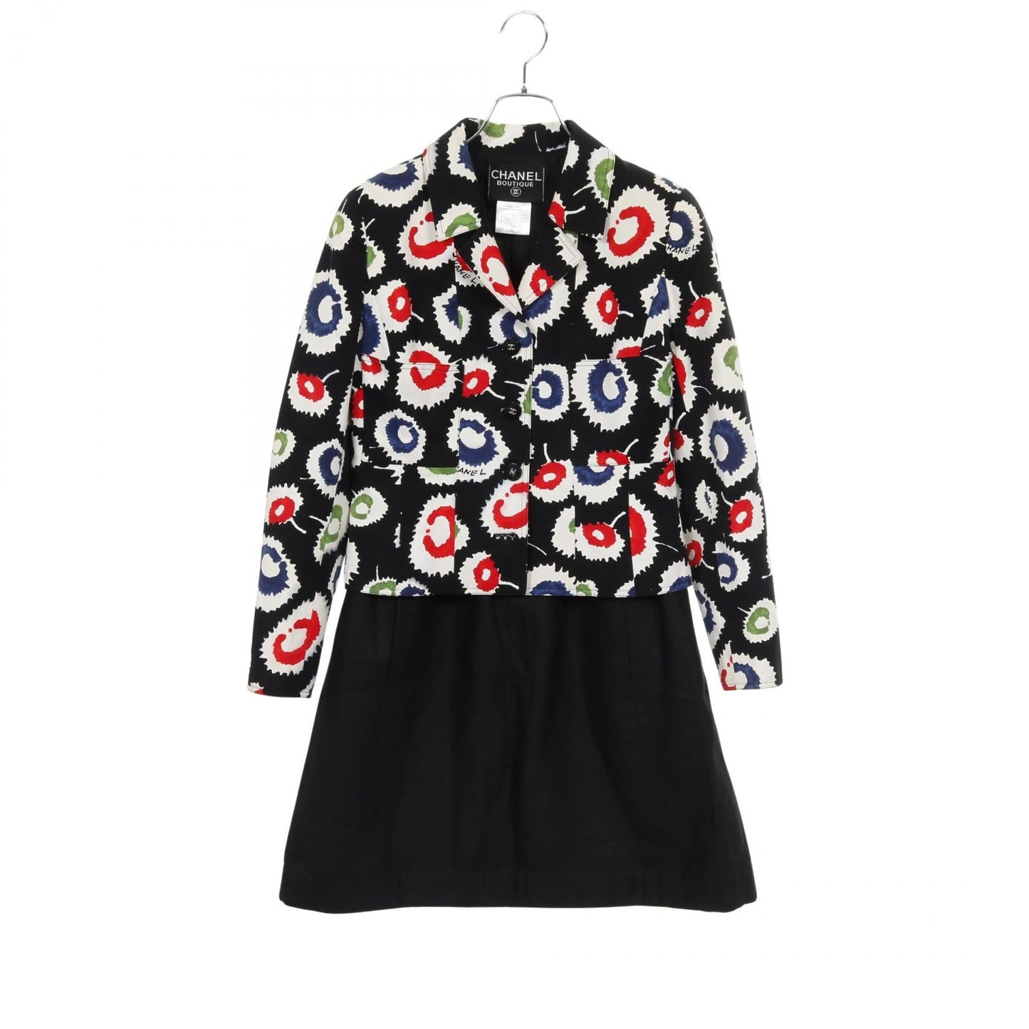 Chanel Coco Mark Button Cotton Setup