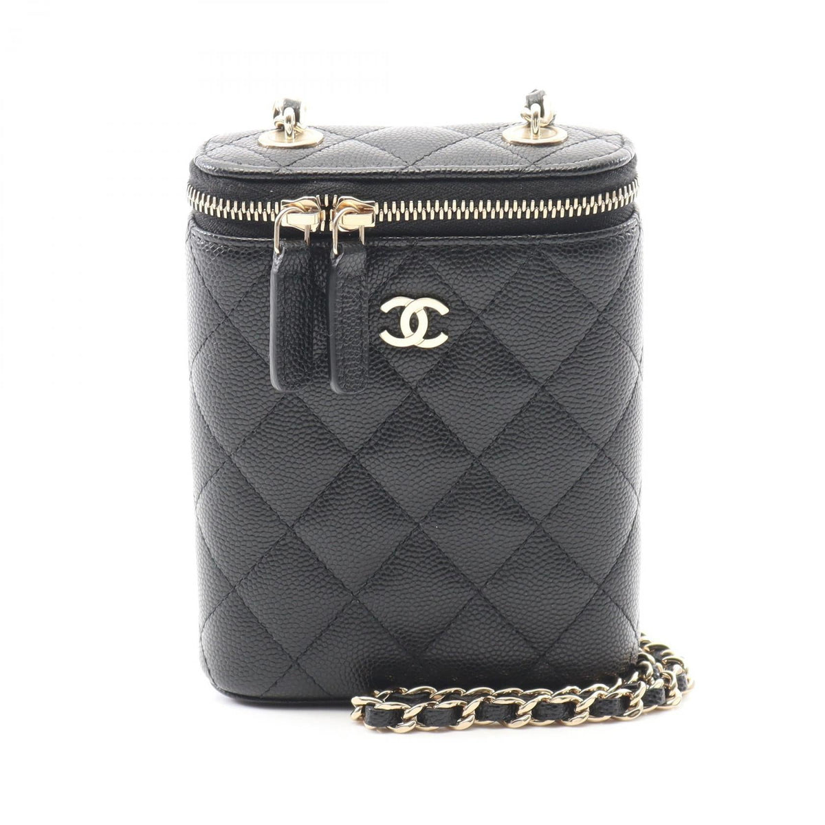 Chanel Matelasse Caviar Skin 2way Shoulder Bag