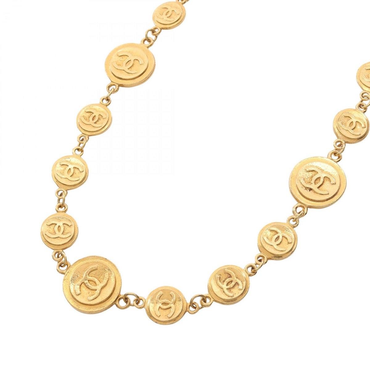 Chanel Coco Mark Coin Necklace