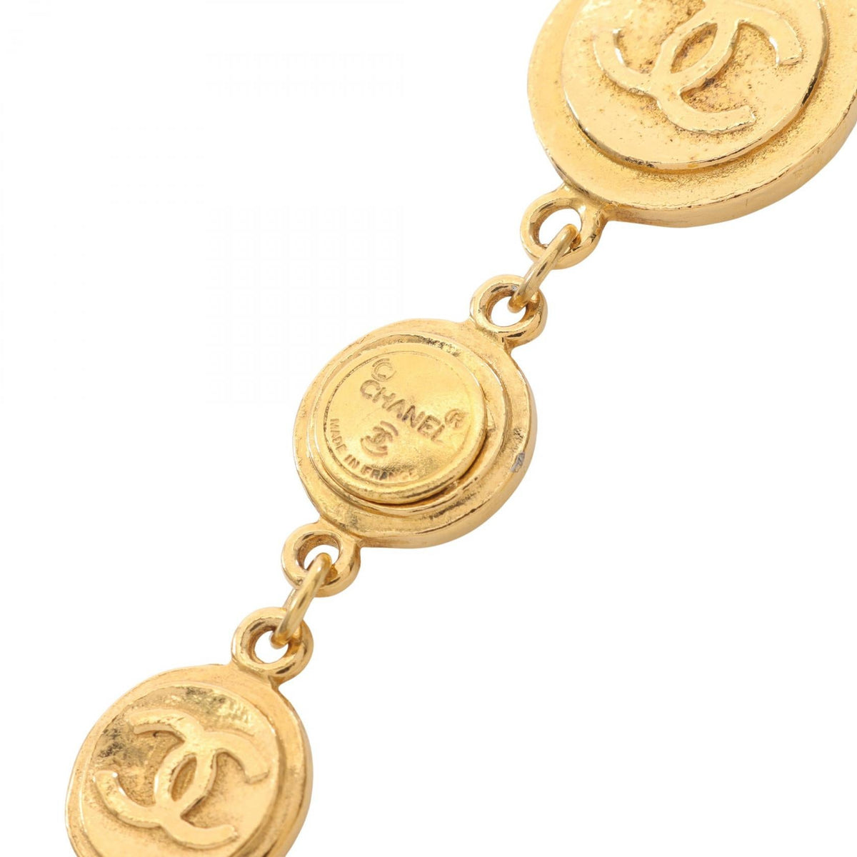 Chanel Coco Mark Coin Necklace