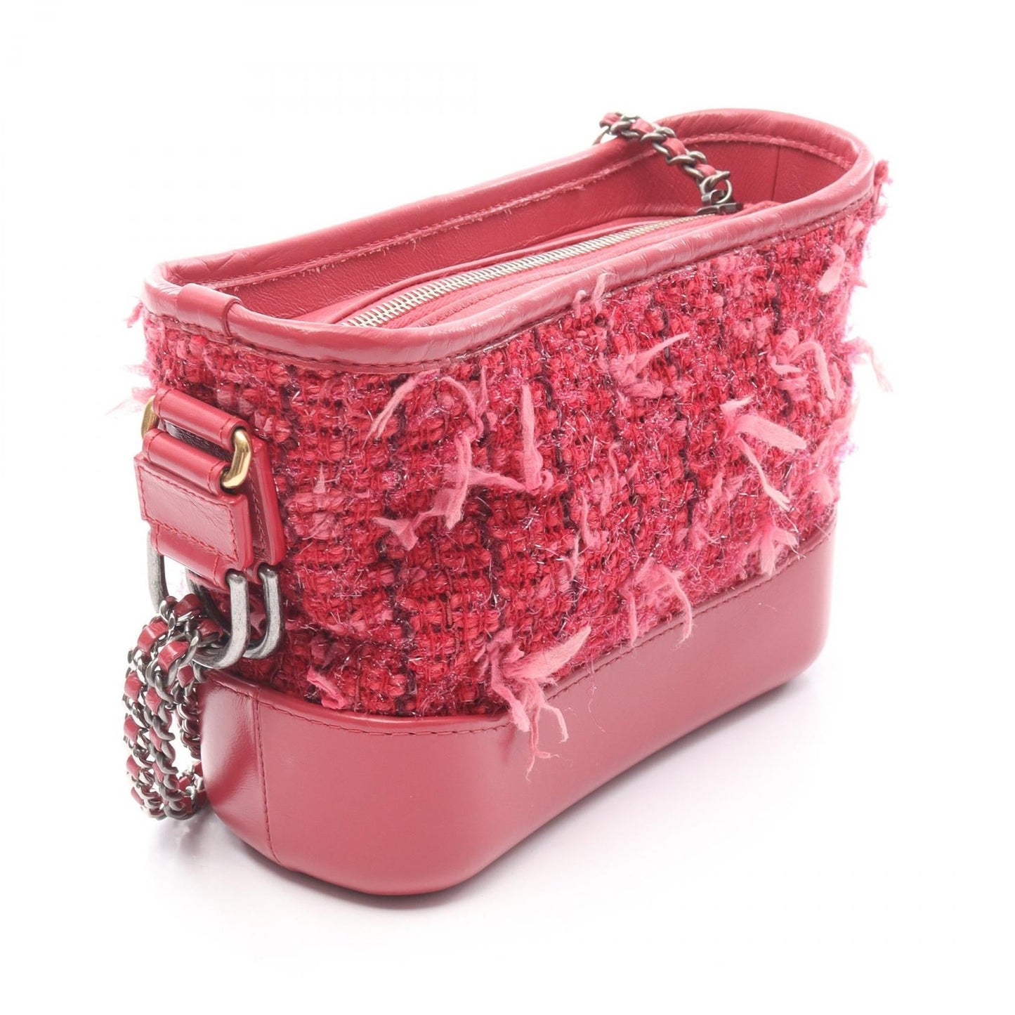 Chanel Gabrielle de Chanel Fabric Leather Shoulder Bag