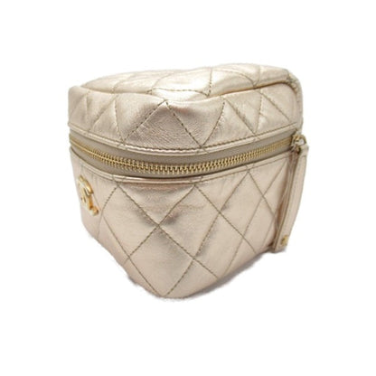 Chanel VAnity Pouch with Chain Leather Vanity Bag AP2803 in Good condition